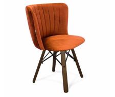 Стул Sheffilton SHT-ST36-1/S70 артикул СТ-670 песчаная буря/темный орех/черный муар