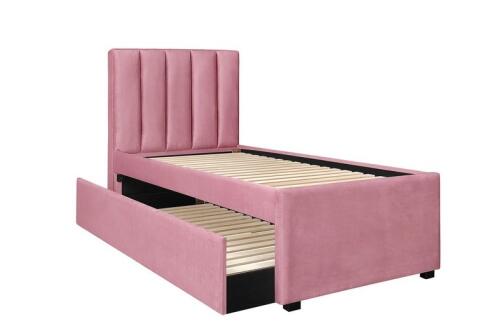 Кровать HALMAR RUSSO розовый, 90/200