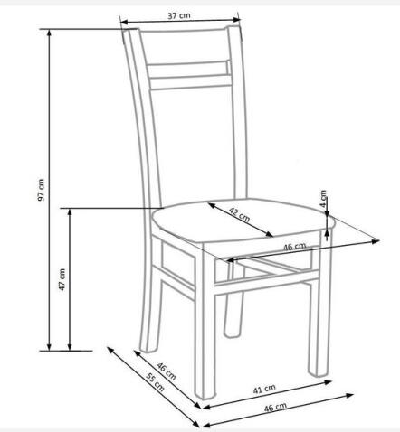 Стул HALMAR GERARD 2 дуб сонома/INARI 23