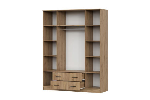 Шкаф NN Мебель ШК 1 (Серия 2) Дуб золотой