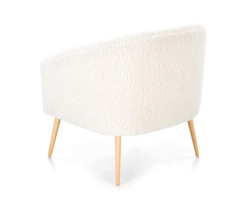 Кресло HALMAR GRIFON 2 кремовый/натуральный