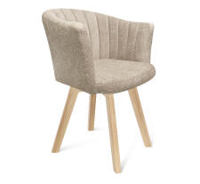 Стул Sheffilton SHT-ST42-1/S183 милк/прозрачный лак