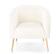 Кресло HALMAR GRIFON 2 кремовый/натуральный