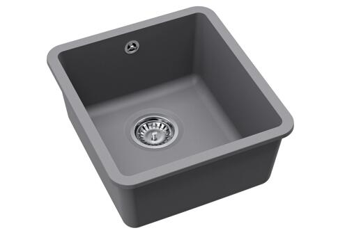 Мойка кухонная AQUASANITA Fast SQF 101 202 AW alumetallic