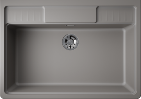 Кухонная мойка Omoikiri Kinokawa 90-GR Artceramic/leningrad grey