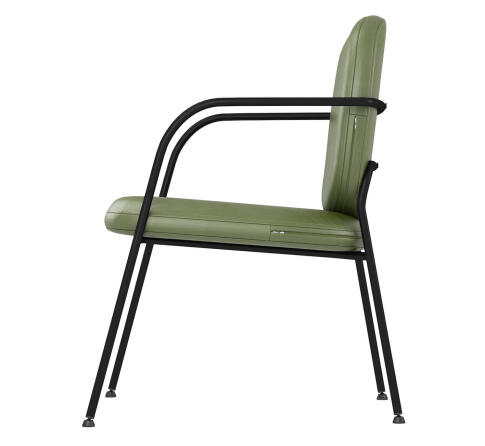 Кресло Sheffilton SHT-AMS121 оливковый/черный матовый