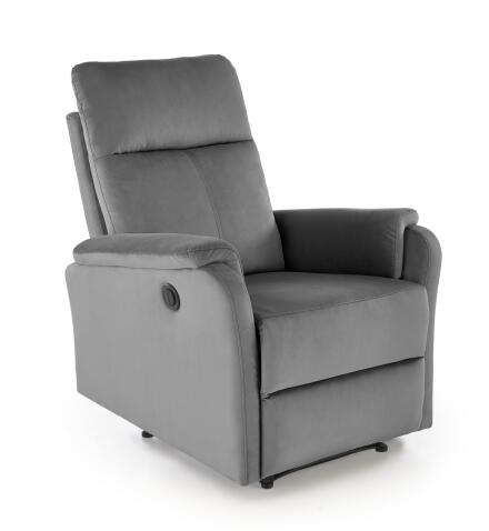 Кресло HALMAR CROCUS раскладное, серый