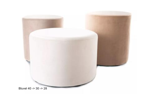 Пуф SIGNAL DOTI B Velvet Bluvel 40 темно-бежевый