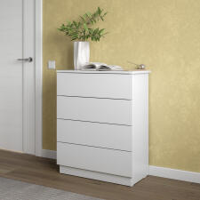 Комод NN Мебель КМ 1 Белый текстурный