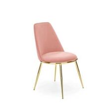 Стул HALMAR K460 розовый/золотой