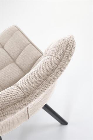 Стул HALMAR K549 бежевый/черный