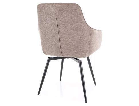 Стул SIGNAL SERVIO Brego 34 бежевый/черный, поворотный