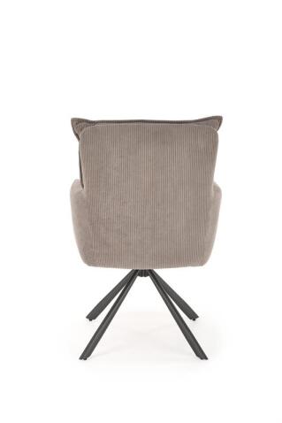 Стул HALMAR K528 серый/черный, поворотный