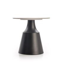 Комплект HALMAR MAGNETA (2 стола журнальных) белый мрамор/черный