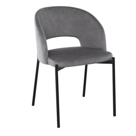 Стул HALMAR K455 серый/черный