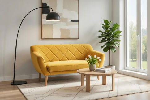 Диван SIGNAL KARO 2 Velvet Bluvel 68 карри/бук