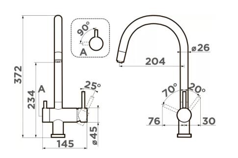 Смеситель для кухни Omoikiri Yamada P PA пастила