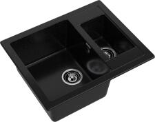 Кухонная мойка GRANFEST QUADRO Q-610K черный