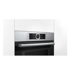 Духовой шкаф BOSCH компактный с СВЧ CMG633BS1
