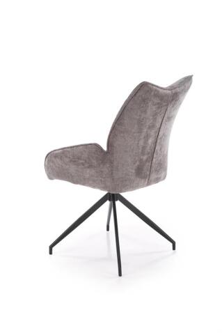 Стул HALMAR K553 серый/черный, поворотный