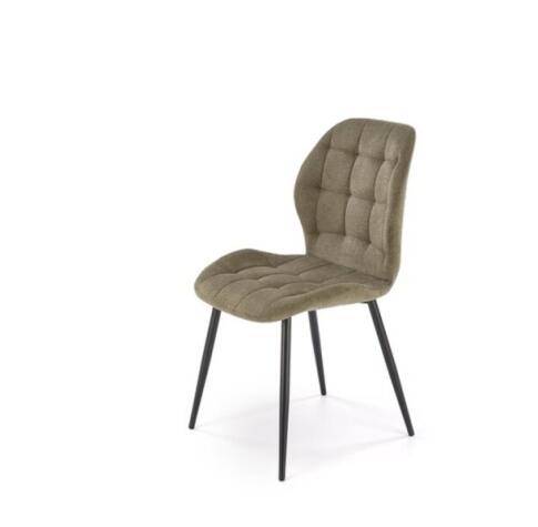 Стул HALMAR K548 оливковый/черный