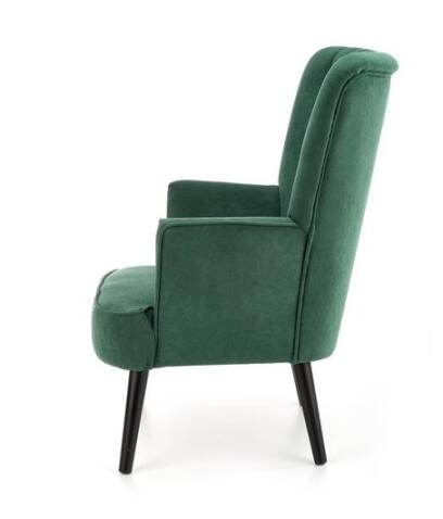 Кресло HALMAR DELGADO темно-зеленый/черный