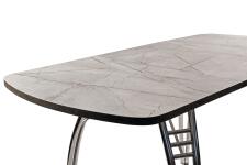 Стол ВВР Раздвижной пластиковый Каспий серый/Паук, 110-150/70