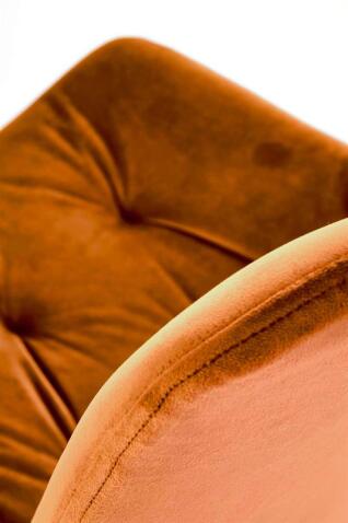 Стул HALMAR K519 корица/черный, поворотный