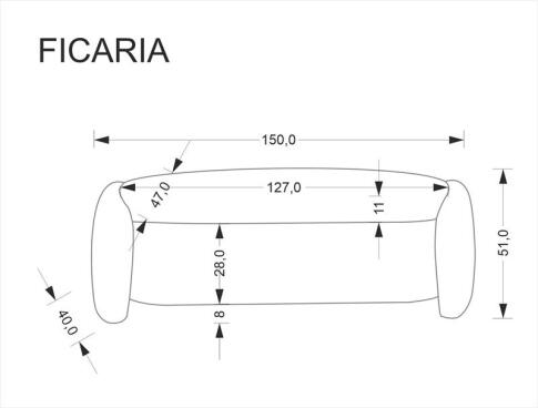 Пуф HALMAR FICARIA кремовый