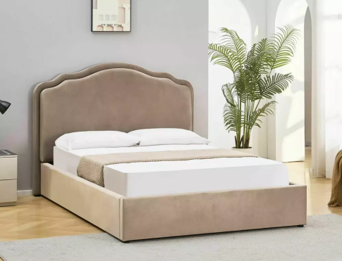 Кровать SIGNAL FLORENCJA Velvet Bluvel 40 темно-бежевый 140/200