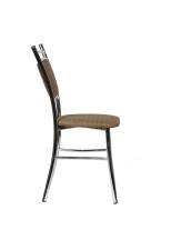 Стул ВВР Мажор коричневый/хром, рогожка