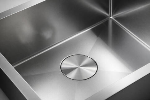 Кухонная мойка из нержавейки BLANTEK LS-5444S Brushed