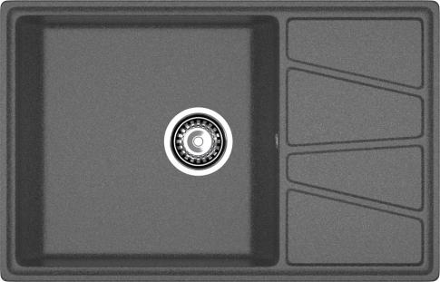 Кухонная мойка GRANFEST VERTEX V-780L графит