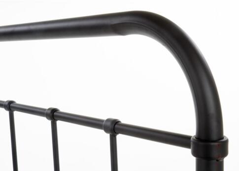 Кровать HALMAR LINDA черный, 120/200