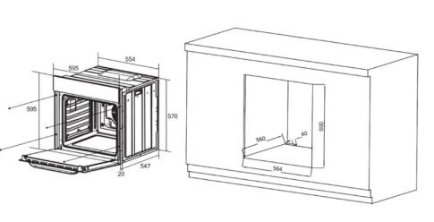 Духовой шкаф электрический ZORG TECHNOLOGY NEO613 black