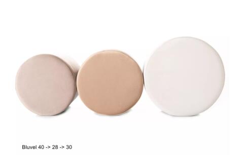 Пуф SIGNAL DOTI C Velvet Bluvel 30 светло-бежевый