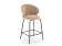 Стул барный HALMAR H121 бежевый/черный