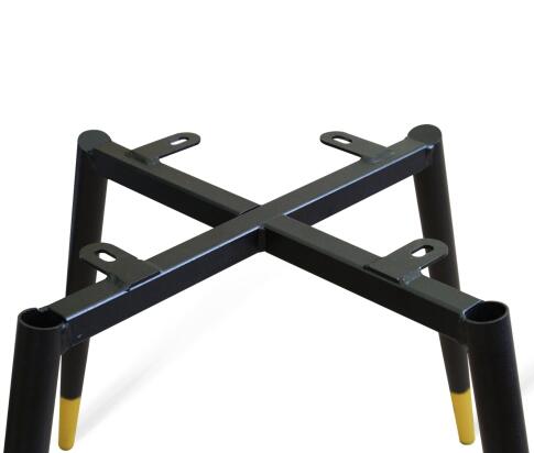 Каркас стула Sheffilton SHT-S95-1 черный муар/золотой