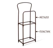 Вешалка Sheffilton SHT-SUR3 коричневый муар/коричневый