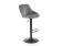 Стул барный HALMAR H101 серый/черный