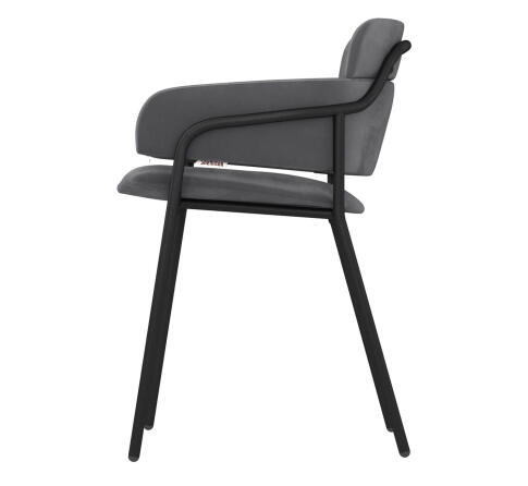 Стул Sheffilton SHT-S143 угольно-серый/черный муар