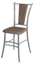 Стул ВВР Марсель коричневый/хром, рогожка