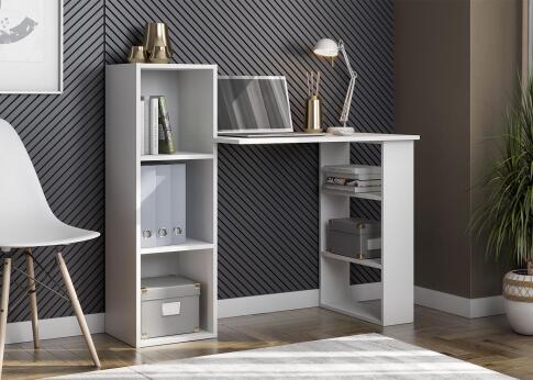 Стол компьютерный NN Мебель СТК 1 Белый