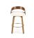 Стул барный HALMAR H110 кремовый/ореховый