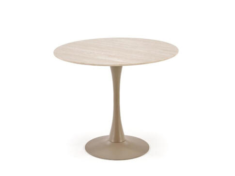 Стол обеденный HALMAR TOLIO травертин/кашемир 90