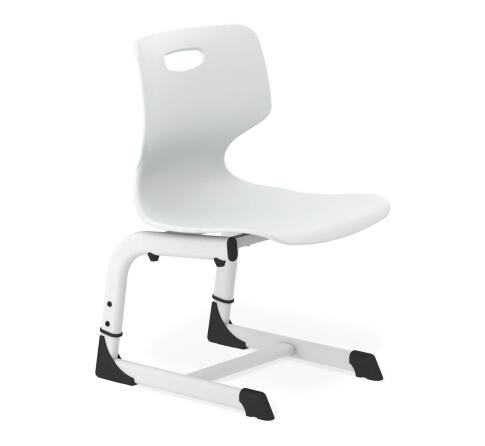 Стул Sheffilton SHT-S-TN21/3-5 серый/белый муар