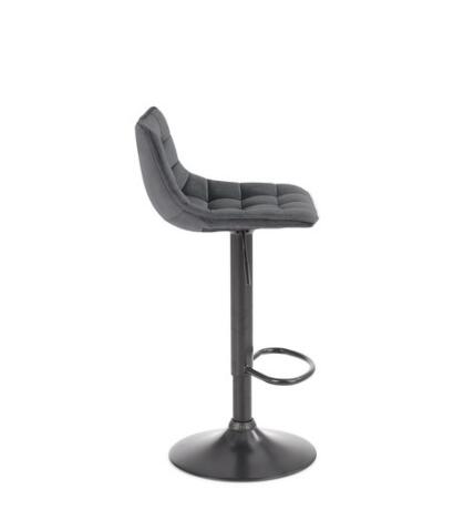 Стул барный HALMAR H95 серый/черный