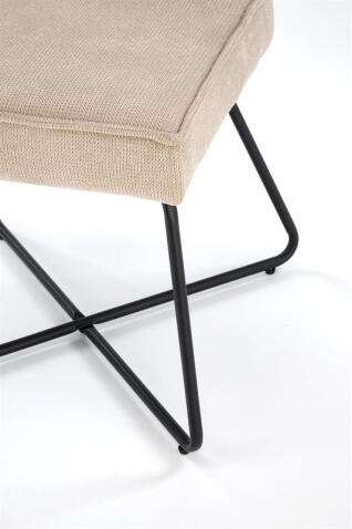 Стул HALMAR K534 бежевый/черный