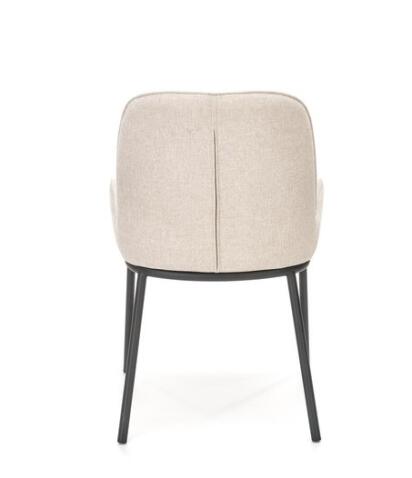 Стул HALMAR K481 бежевый/черный