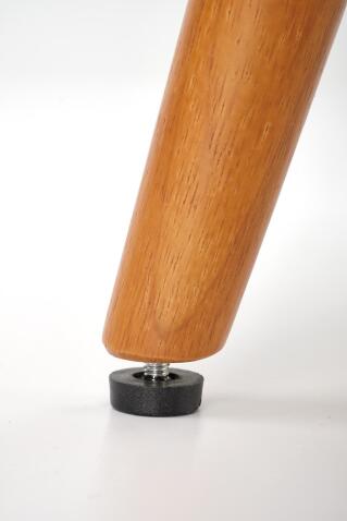 Кресло HALMAR PASTORE светло-серый/светлый орех